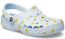Crocs Baya Clog Ромашки бледно-голубые