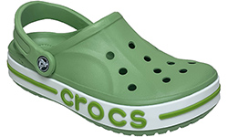 Crocs Bayaband Clog темно-зеленые с белым