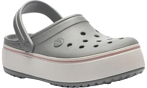 Crocs Crocband Platform Clog Grey Серые