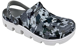 Crocs Duet Sport Clog Camo Grey White