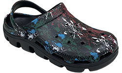 Crocs Duet Sport Clog Tie Dye Dream черные