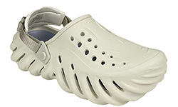 Crocs Echo Clog Bone Grey белые с серым