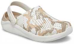 Crocs LiteRide Printed Camo Clog Бежевые