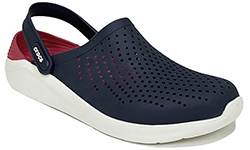 Crocs LiteRide Clog Темно-синие с бордовым