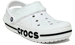 Crocs Bayaband Clog Утепленные Белые (мех снимается)