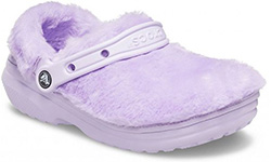 Crocs Classic Fur Sure Утепленные Лавандовые